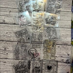 Studio112 Clear Stamp 55 Piece Set with Various Designs